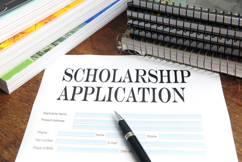 Image: Scholarship application