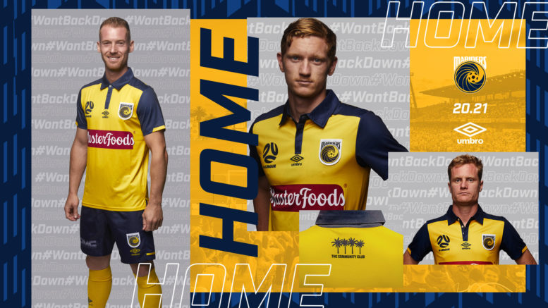 Central Coast Mariners unveil Home, Away & Third kit for 2023/24 A