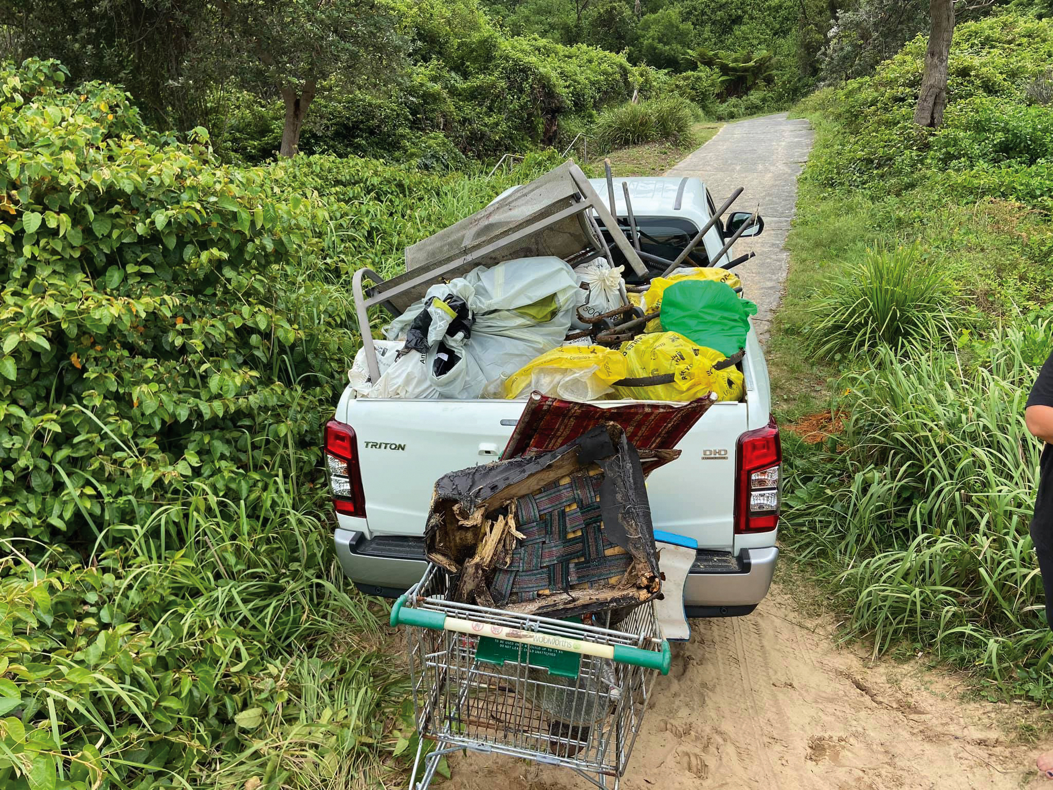 High levels of waste at Bateau Bay Beach - Central Coast News