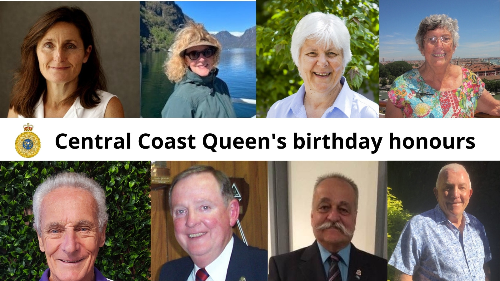 Eight Central Coast residents recognised in Queens Birthday Honours List picture image