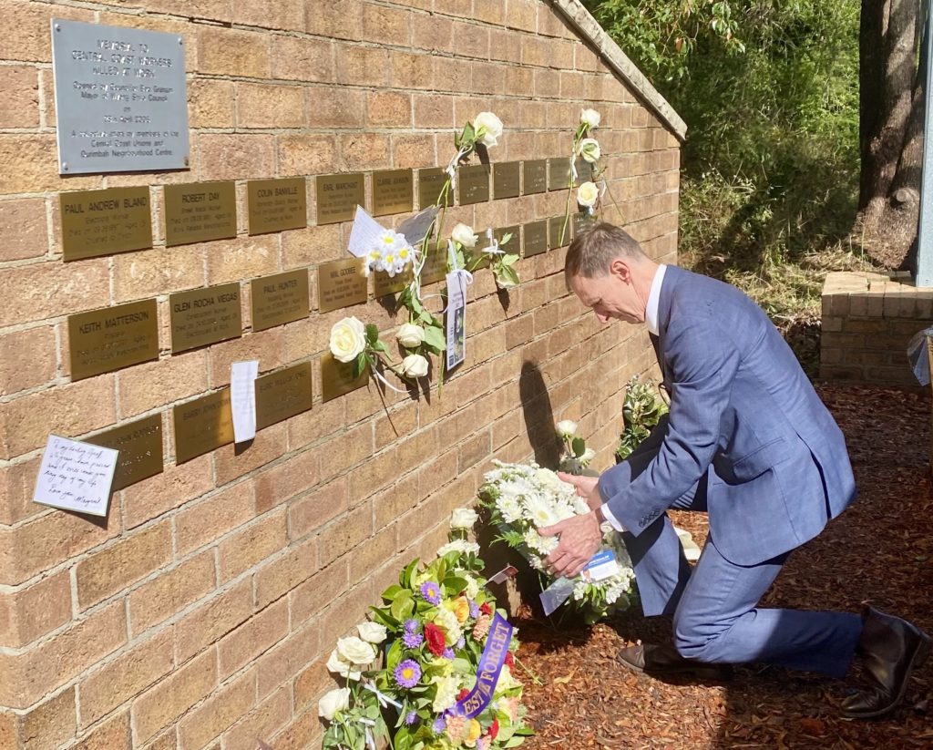 Honouring those who have lost their lives through workplace issues